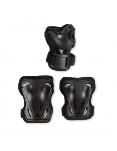 ROLLERBLADE SKATE GEAR 3 PACK PROTECTION - NERO