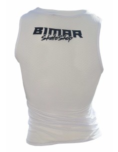 BIMAR SKATE SHOP TANKTOP 2025 BIANCO 2