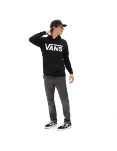 VANS CLASSIC PO HOODIE - BLACK/WHITE 2